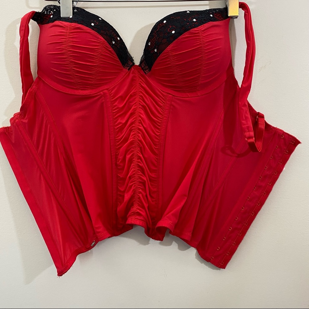 LS RED "Hello Sugar" Corset, XS. *P1051